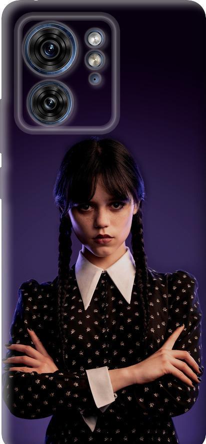 Чехол на Motorola Edge 40 Wednesday v3 (5517u-3335-42517)