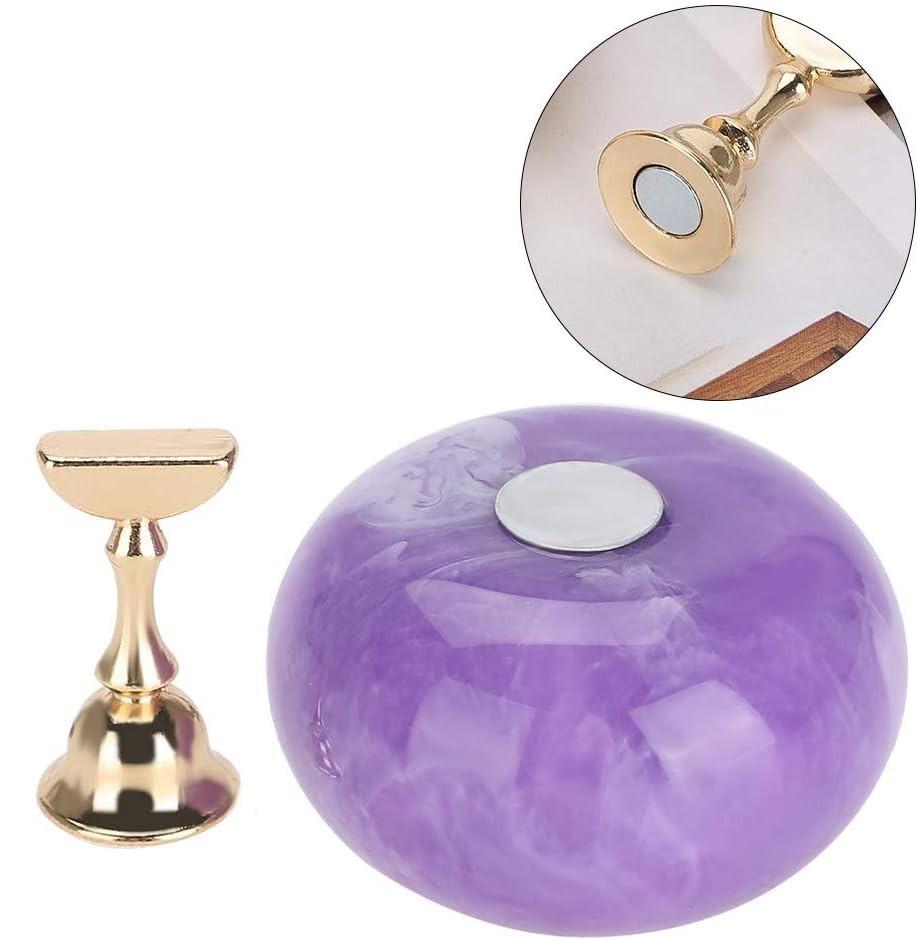 Стенд магнітний OITTO для навчання та демонстрації нейл-арту з 5 насадками Фіолетовий (13709824) - фото 7