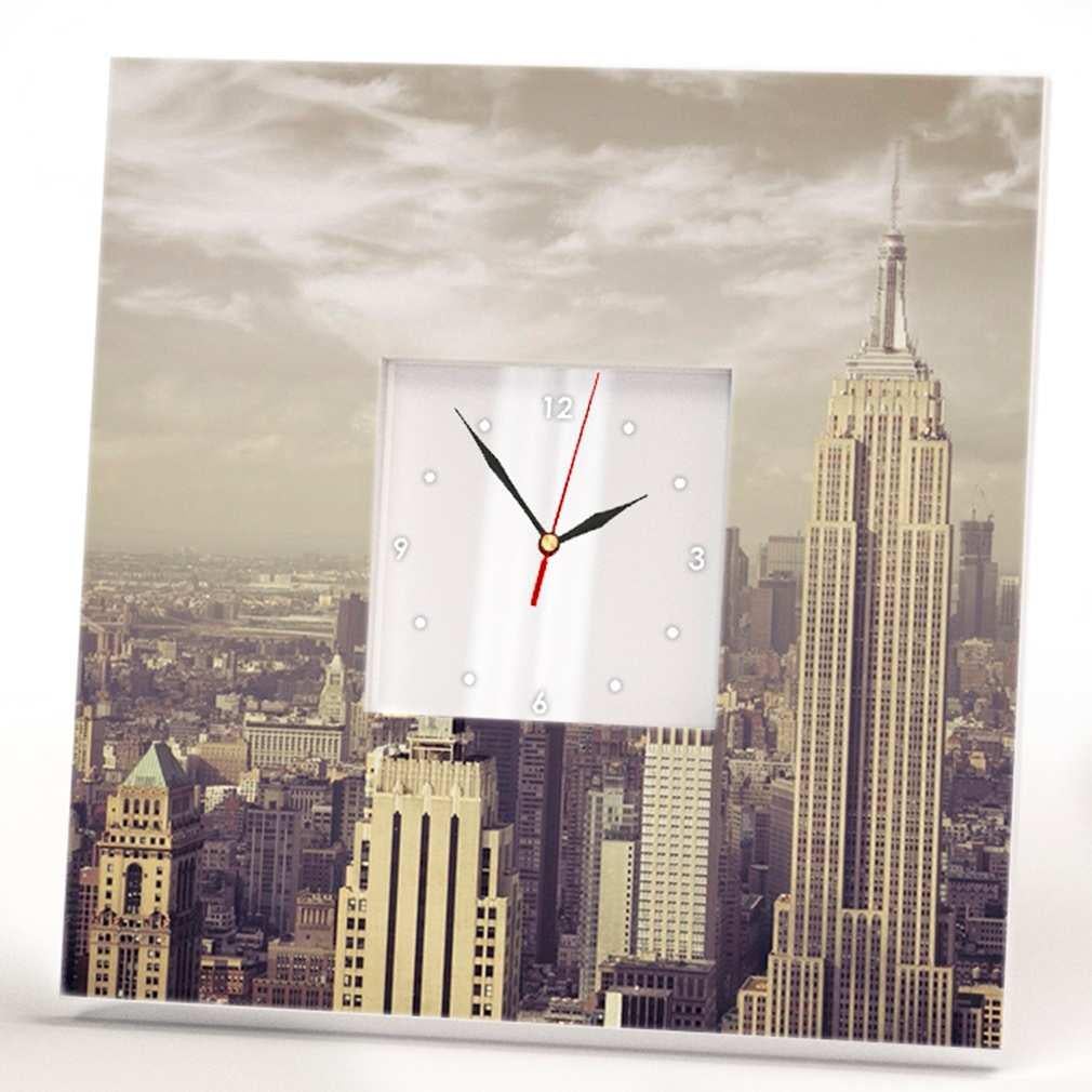 Часы настенные интерьерные WonderCloud Манхеттен 260x260 мм (C03054)