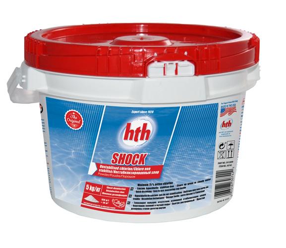 Хлор шок hth порошок SHOCK powder 75-78% 5 кг