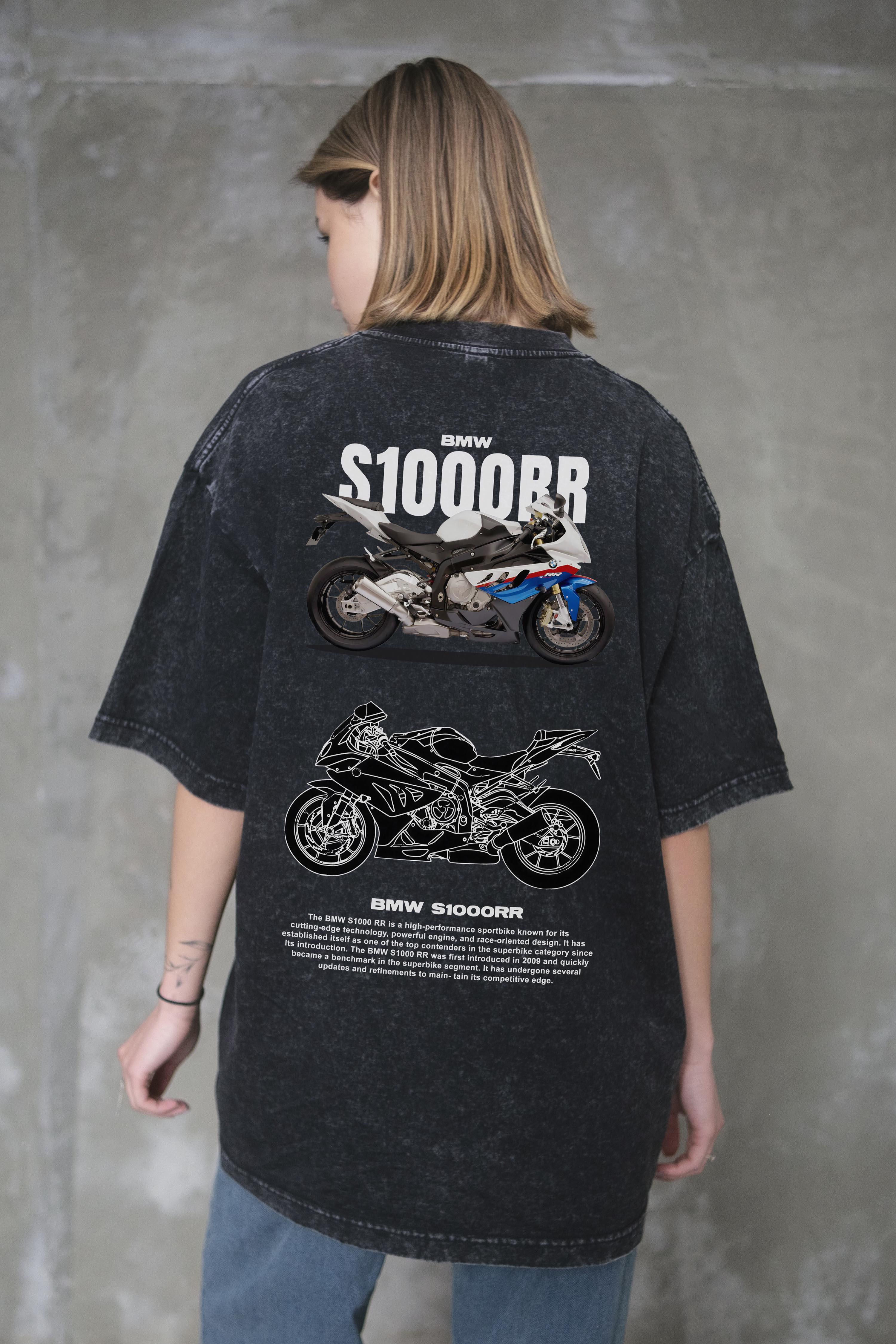 Футболка оверсайз Without Washed S1000RR S/M Black (S/M8056380 8056381) - фото 5