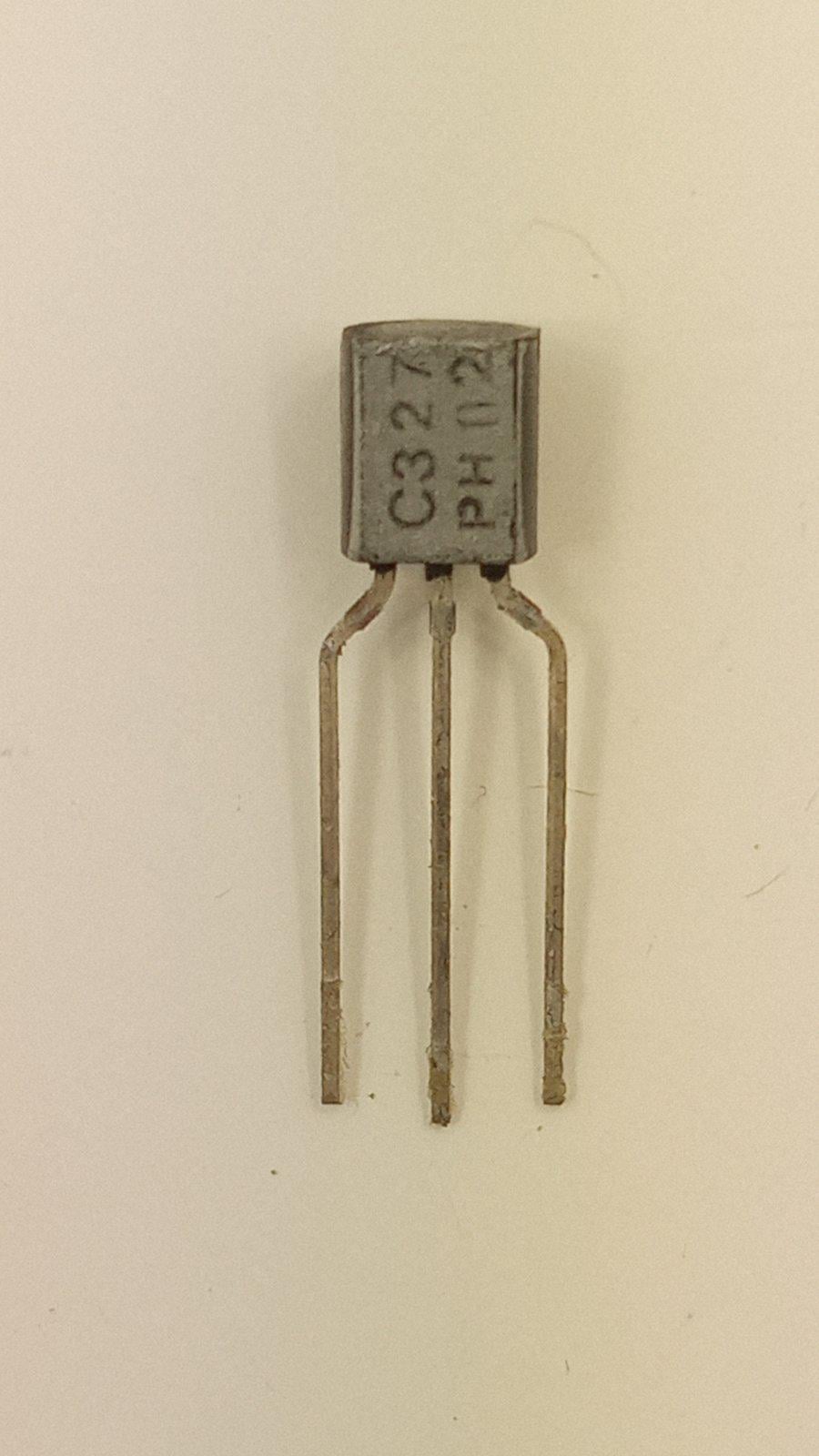 Транзистор BC327-40 pnp 45V 0.5A TO-92 2SB698 (07716)
