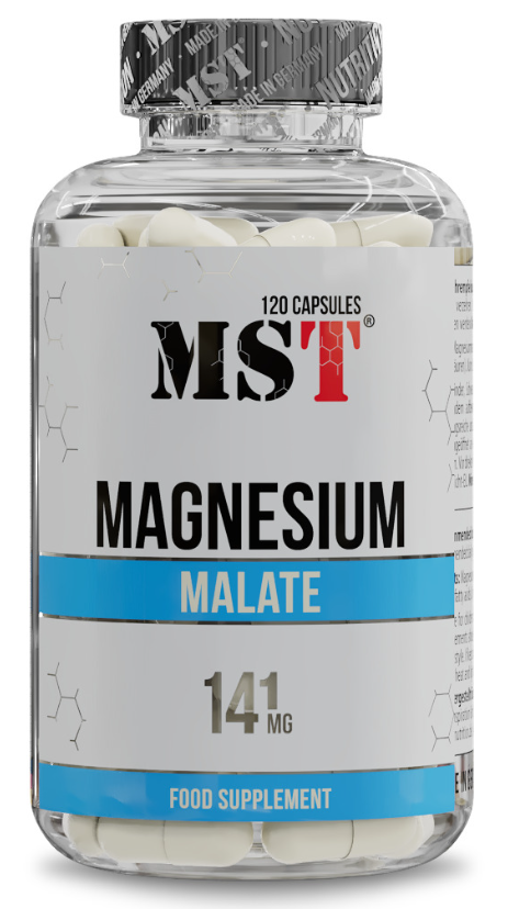 Магній Малат MST Magnesium Malate 141 мг 120 капсул Магній Малат MST Magnesium Malate 141 мг 120 капсул