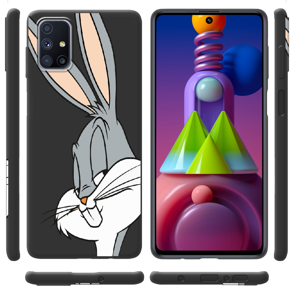 Чохол Boxface Samsung M515 Galaxy M51 Lucky Rabbit Чорний силікон (40937-bk81-41345) - фото 2