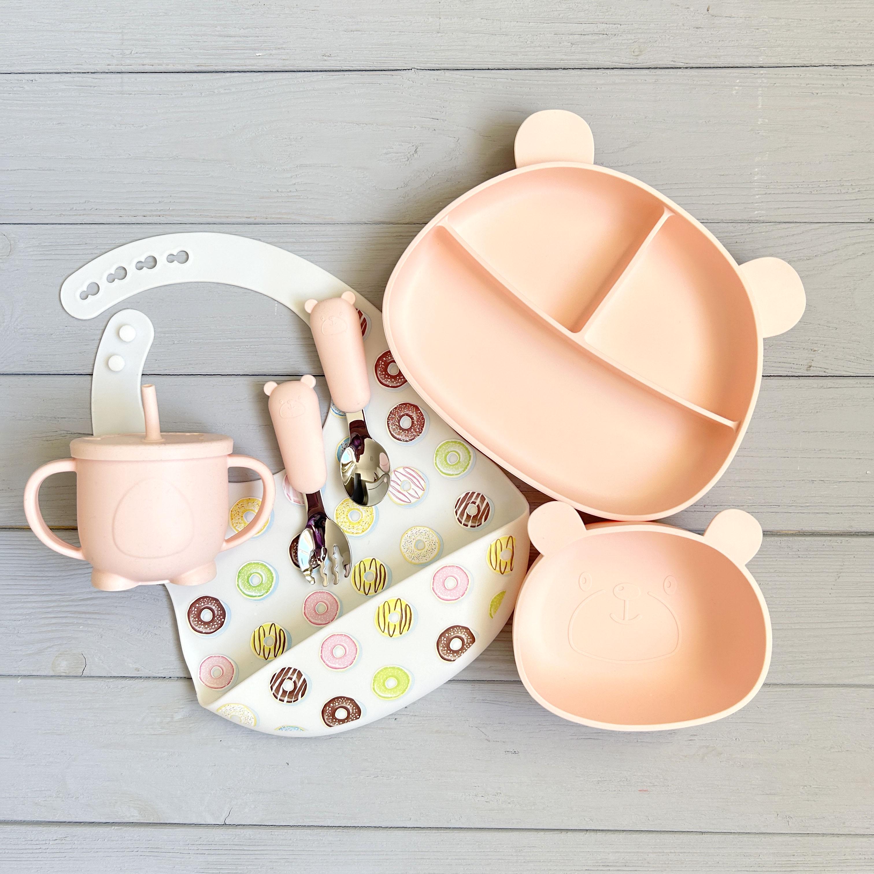 Детская посуда силиконовая Мишка BPR img_e9226 Y4 Розовый (65529) - фото 1 Детская посуда силиконовая Мишка BPR img_e9226 Y4 Розовый (65529) - фото 1