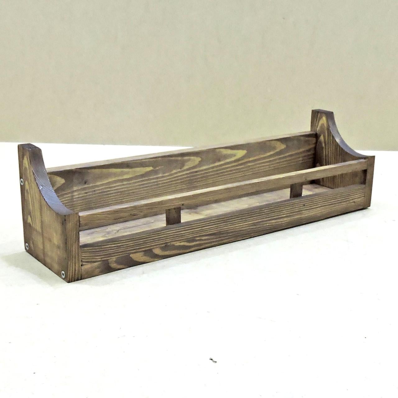 Полка настенная из дерева Ла/Пас Капучино (ПНС/000109)