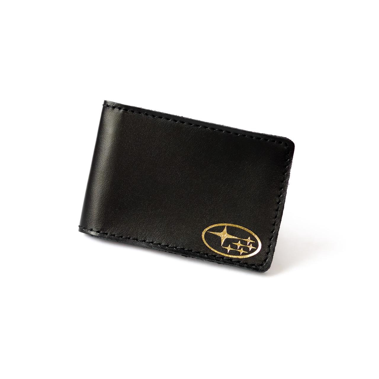 Обкладинка для автодокументів з логотипом Subaru Чорний/Золотий (2137022359)