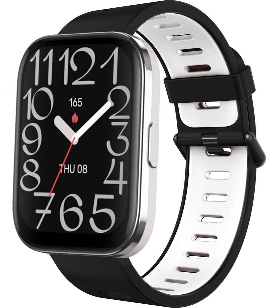 Ремінець Traf для смарт-годинника Amazfit Bip 5 Unity Black/White (37099-1E)