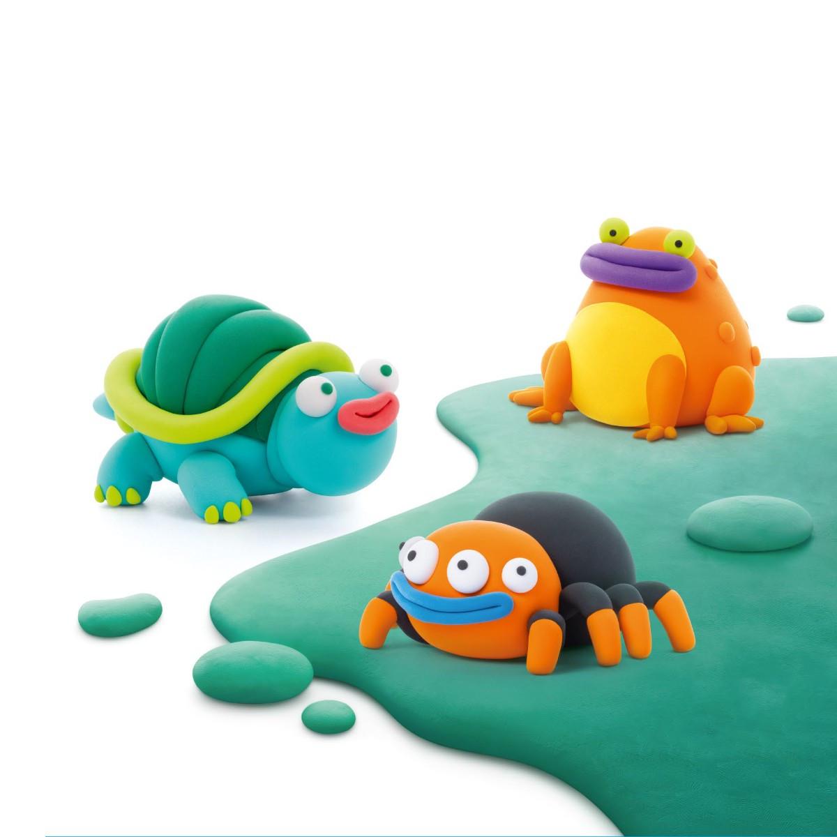 Набір пластиліну Lipaka Тарантул/Черепаха/Помаранчева жаба самостійно твердіє (24938632) - фото 6 Набір пластиліну Lipaka Тарантул/Черепаха/Помаранчева жаба самостійно твердіє (24938632) - фото 6