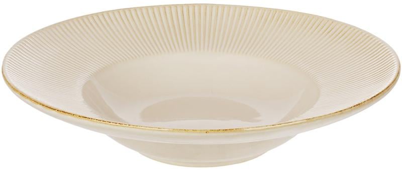 Тарелки глубокие керамические Scandi Line 4шт. 30 см 600 мл Бежевый