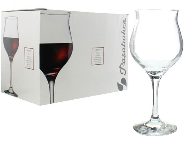 Набор фужеров Pasabahce Wavy 6 шт. 475 мл для красного вина (PB-440278) - фото 4 Набор фужеров Pasabahce Wavy 6 шт. 475 мл для красного вина (PB-440278) - фото 4