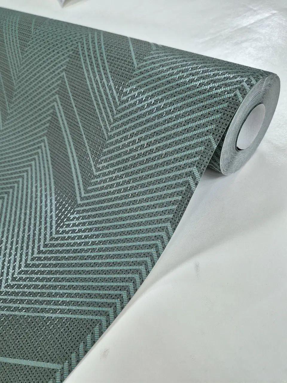 Обои виниловые Marburg для спальни/гостиной/кухни/коридора/ванной комнаты 10,05x1,06 м Зеленый (30853)