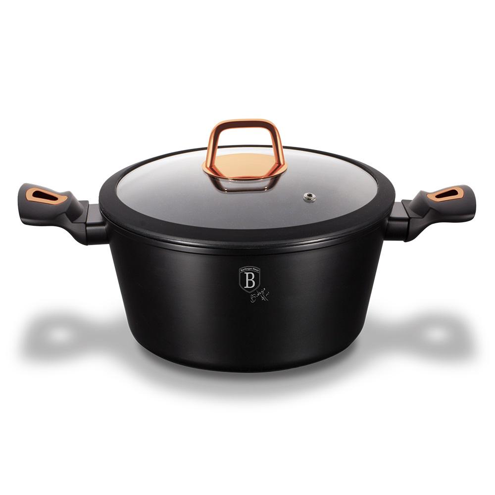 Каструля з кришкою Berlinger Haus BH-1641N 2,5 л Чорний (14391404)