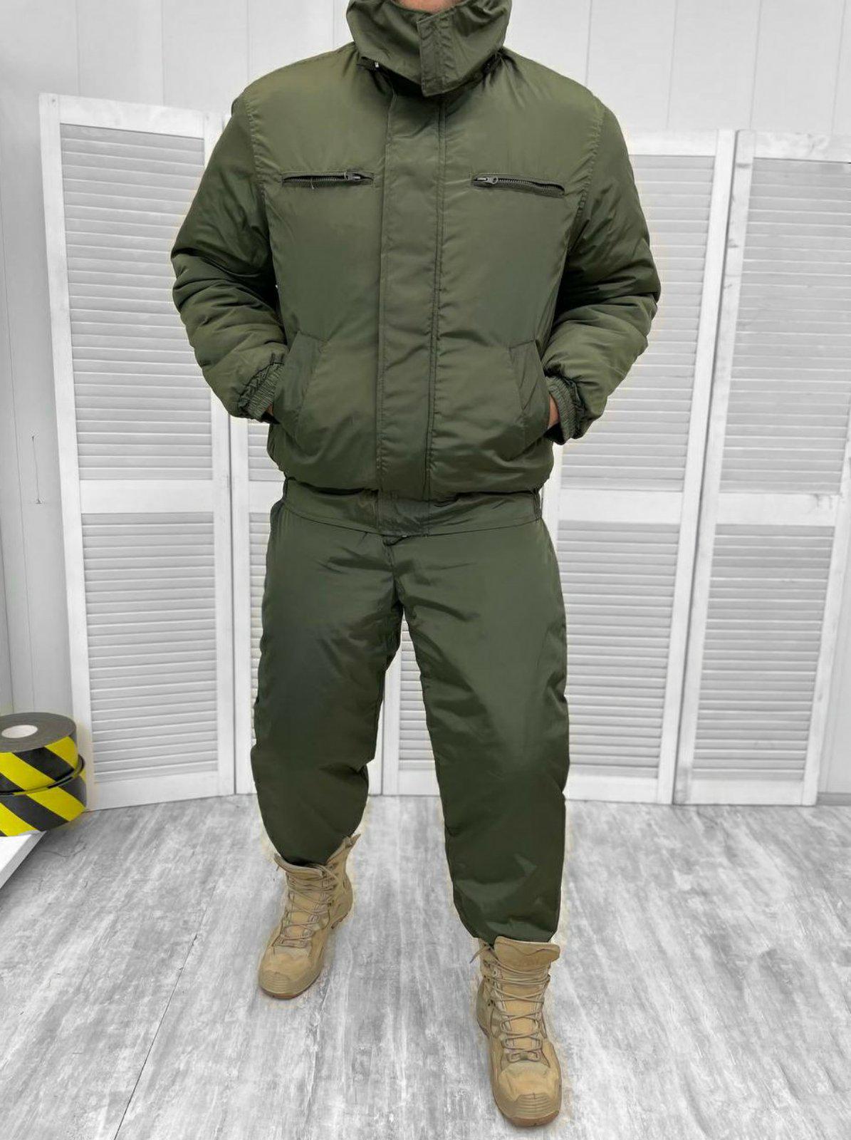 Костюм куртка + штани зима XXL Olive (9902532) - фото 6 Костюм куртка + штани зима XXL Olive (9902532) - фото 6