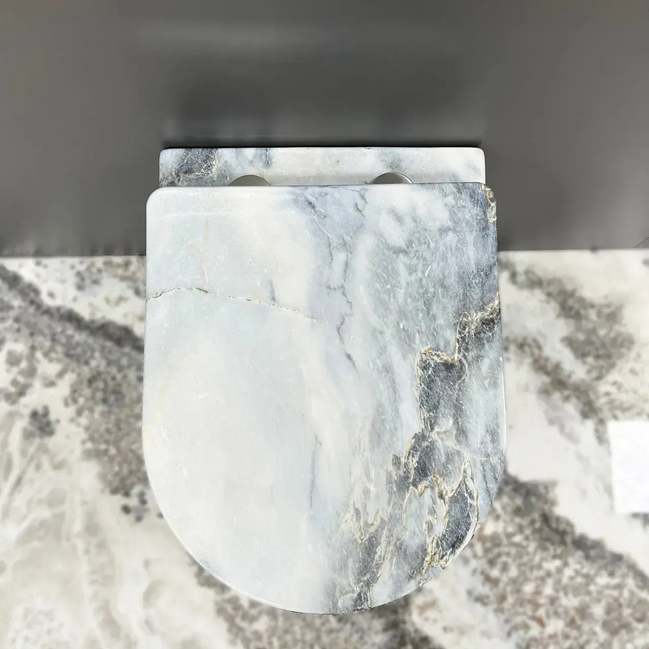 Унітаз підвісний VBI Vulcano безобідковий 480x360 мм Сірий граніт (RM-VBI-020405) - фото 4 Унітаз підвісний VBI Vulcano безобідковий 480x360 мм Сірий граніт (RM-VBI-020405) - фото 4