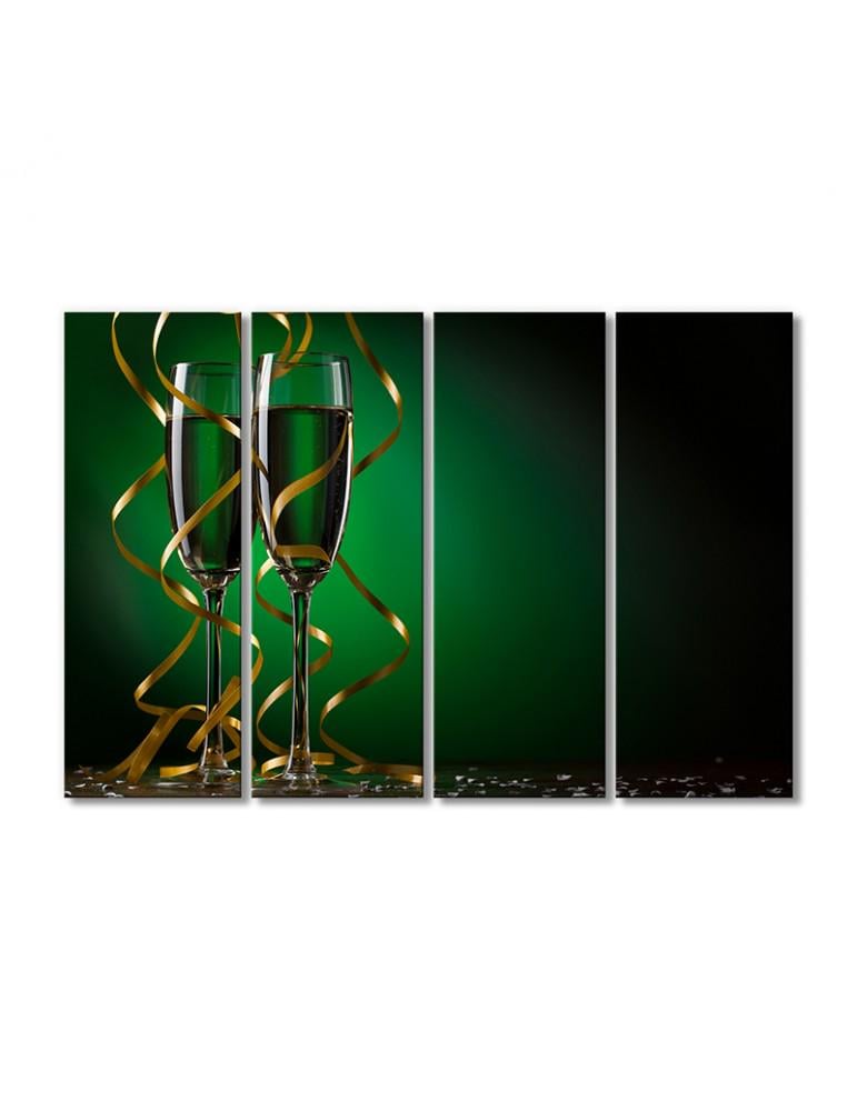 Картина модульная С Новым годом 4 модуля 120x180 см Картина модульная С Новым годом 4 модуля 120x180 см