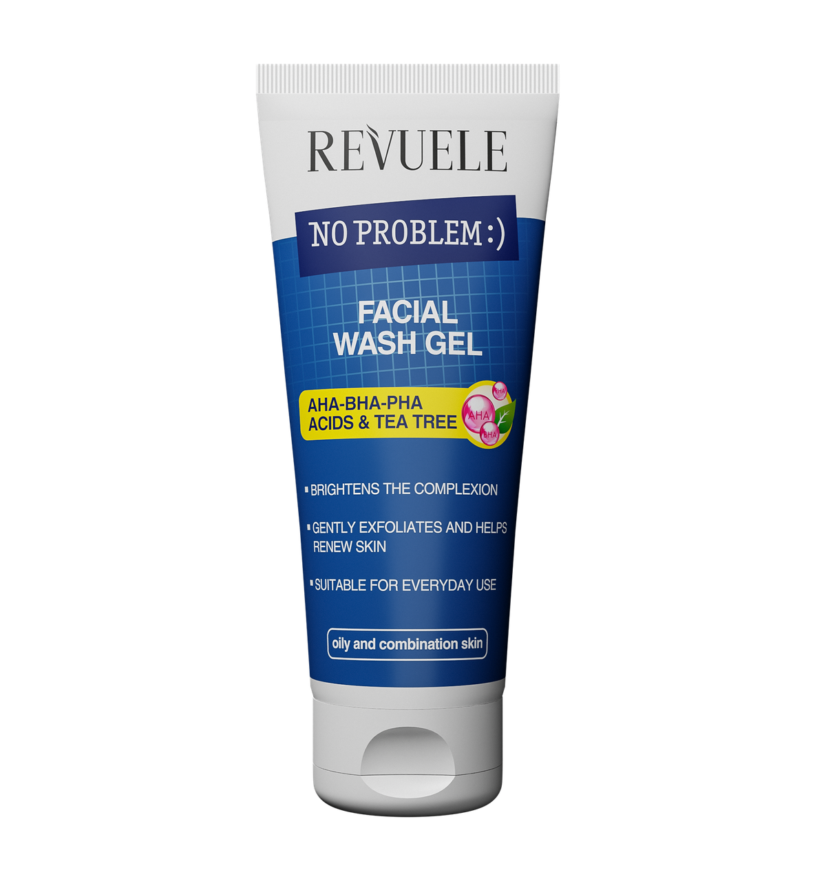 Гель для умывания Revuele No Problem с АНА-ВНА-РНА кислотами и Чайным деревом 200 мл (2773190106)