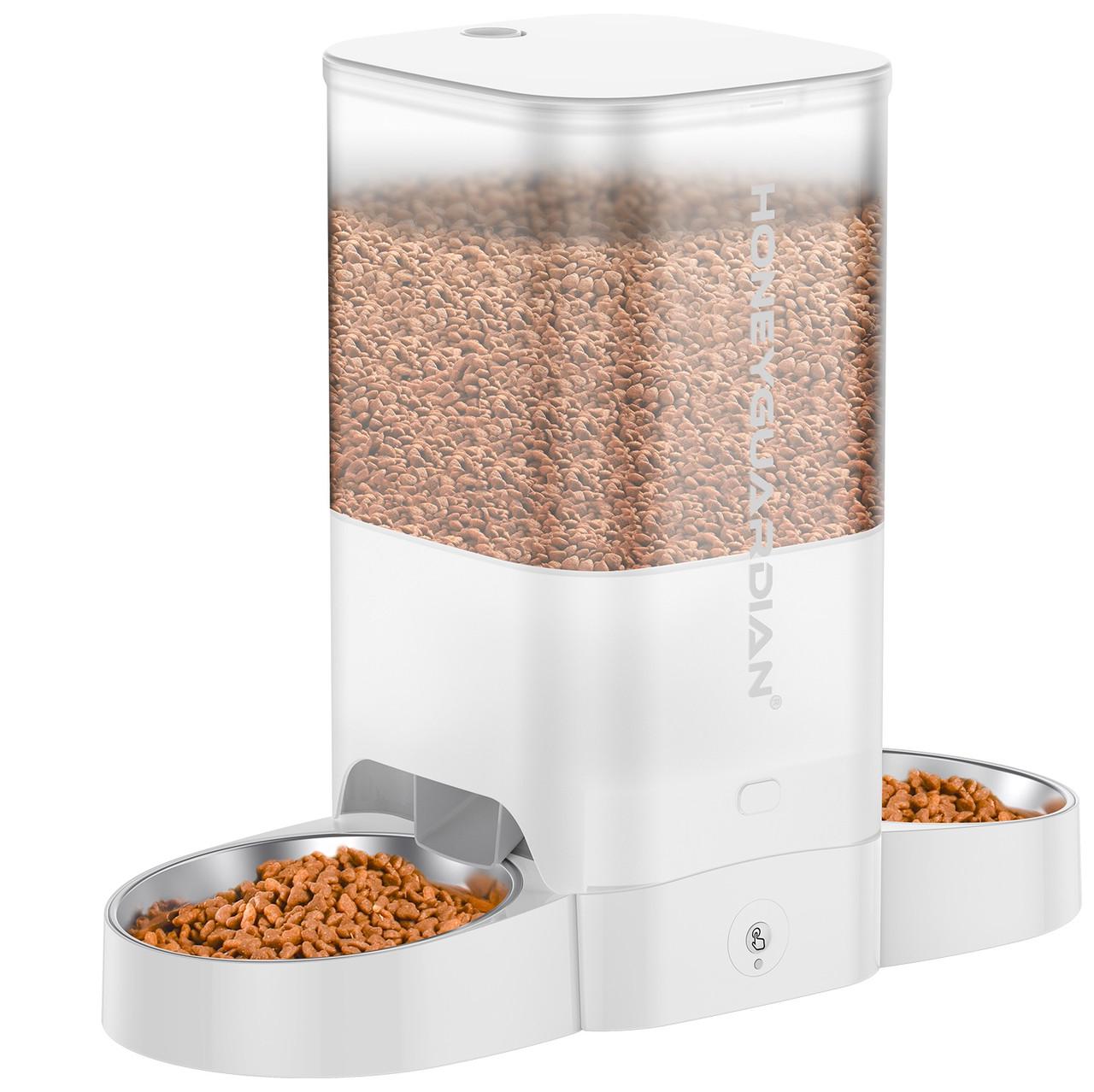 Автоматическая кормушка для кошек и собак HONEYGUARIDAN S305D 5 л Wi-Fi Белый (2357700003) Автоматическая кормушка для кошек и собак HONEYGUARIDAN S305D 5 л Wi-Fi Белый (2357700003)