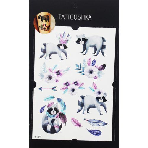 Тимчасові тату "Єноти" (187838)