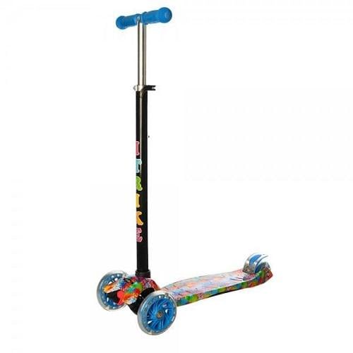 Самокат Bambi JR 3-055-L Голубой (JR 3-055-L-4) Самокат Bambi JR 3-055-L Голубой (JR 3-055-L-4)