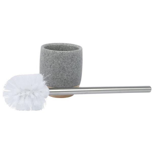 Гарнітур для WC Axentia Rome полігума вигляд каменю та дерева d 9,3x38 см (135848) - фото 3