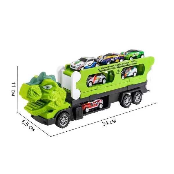 Іграшковий трек-паркінг Динозавр 34х11х6,5 см (C01343) - фото 11 Іграшковий трек-паркінг Динозавр 34х11х6,5 см (C01343) - фото 11