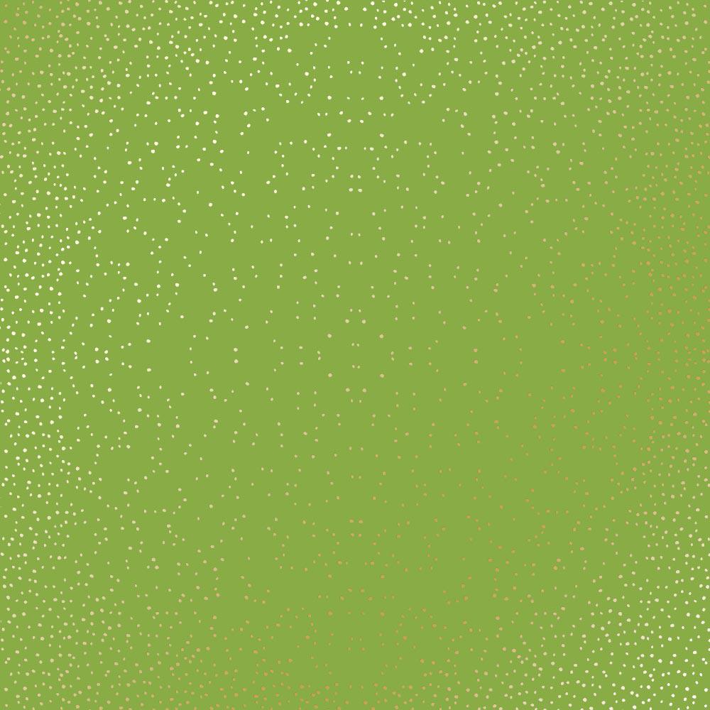 Лист бумаги односторонний Golden Mini Drops с фольгированием 30,5х30,5 см Bright Green