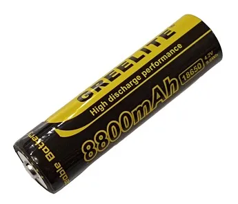 Аккумулятор 18650 Greelite 4,2V Li-ion с выступом (4299)