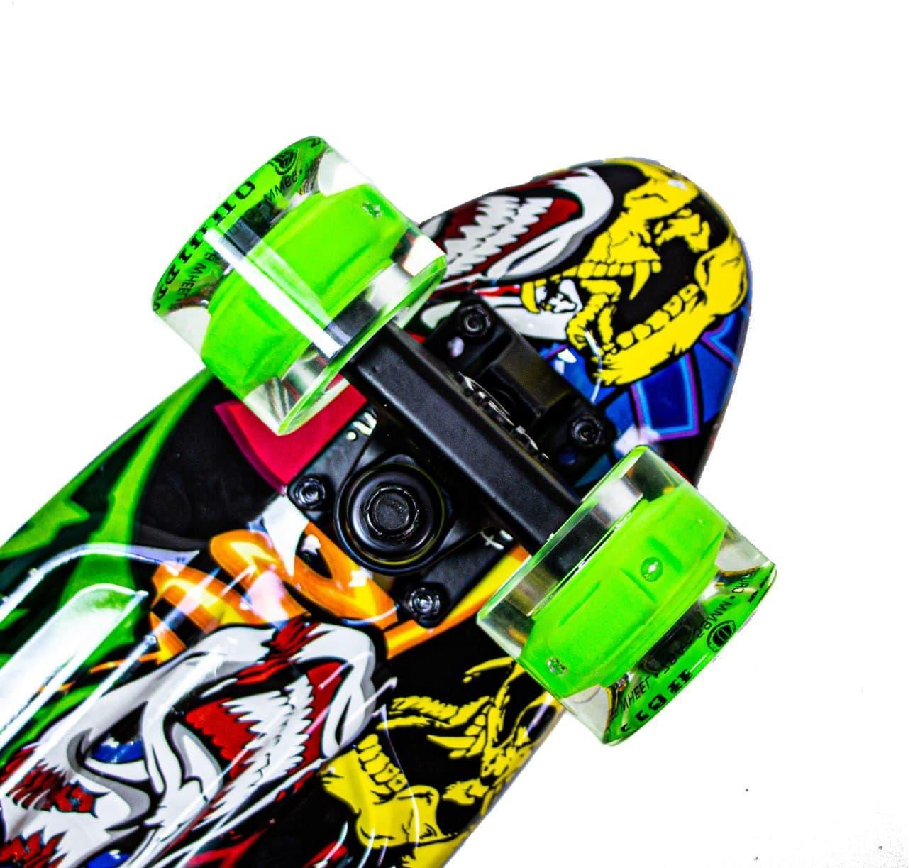 Пенниборд Fish Joker светящиеся колеса (2172033386) - фото 2 Пенниборд Fish Joker светящиеся колеса (2172033386) - фото 2