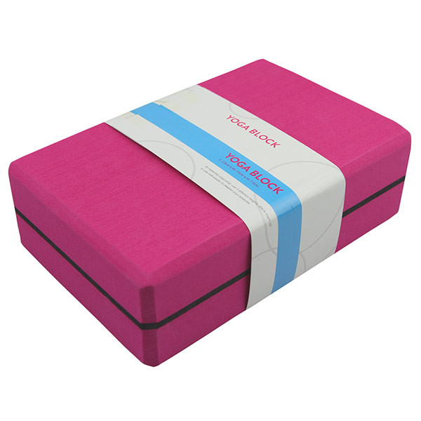 Блок для йоги YBgood 23х15х7,5 см Розовый Блок для йоги YBgood 23х15х7,5 см Розовый