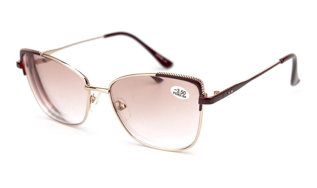 Окуляри для зору в металевій оправі Verse 320104S-C2 тон -0,75