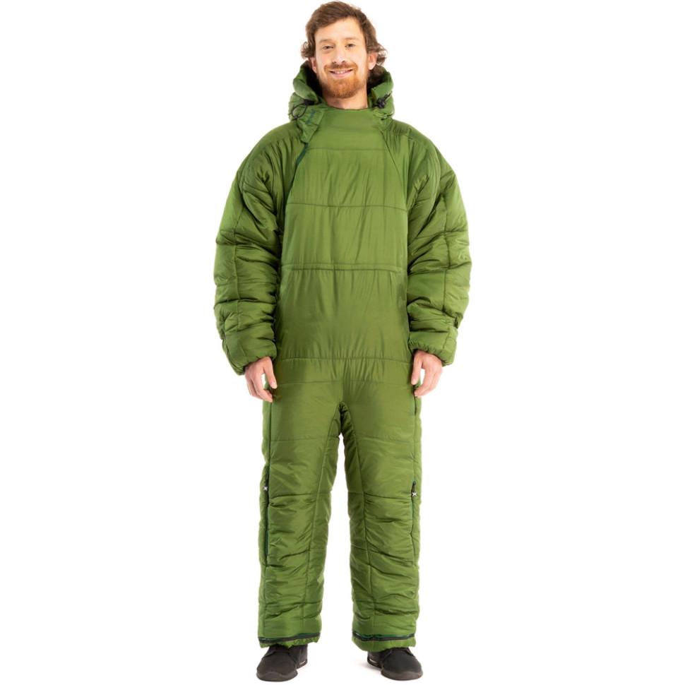 Спальний мішок-комбінезон Selkbag L Зелений