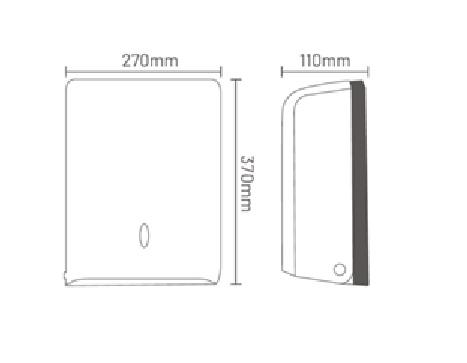 Диспенсер для туалетной бумаги HOTEC 14.201 ABS White (000030284) - фото 6