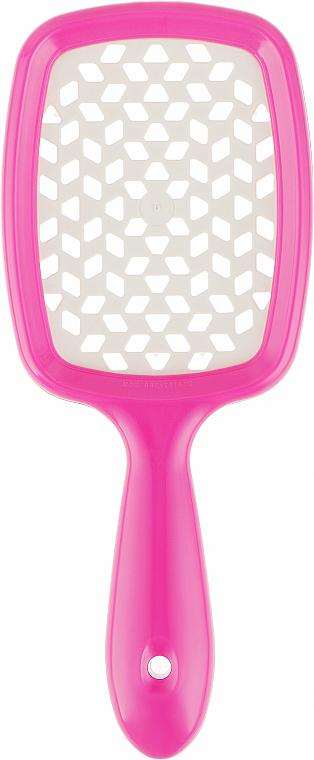 Щітка для волосся JANEKE Superbrush 20х8 см Рожевий з білим