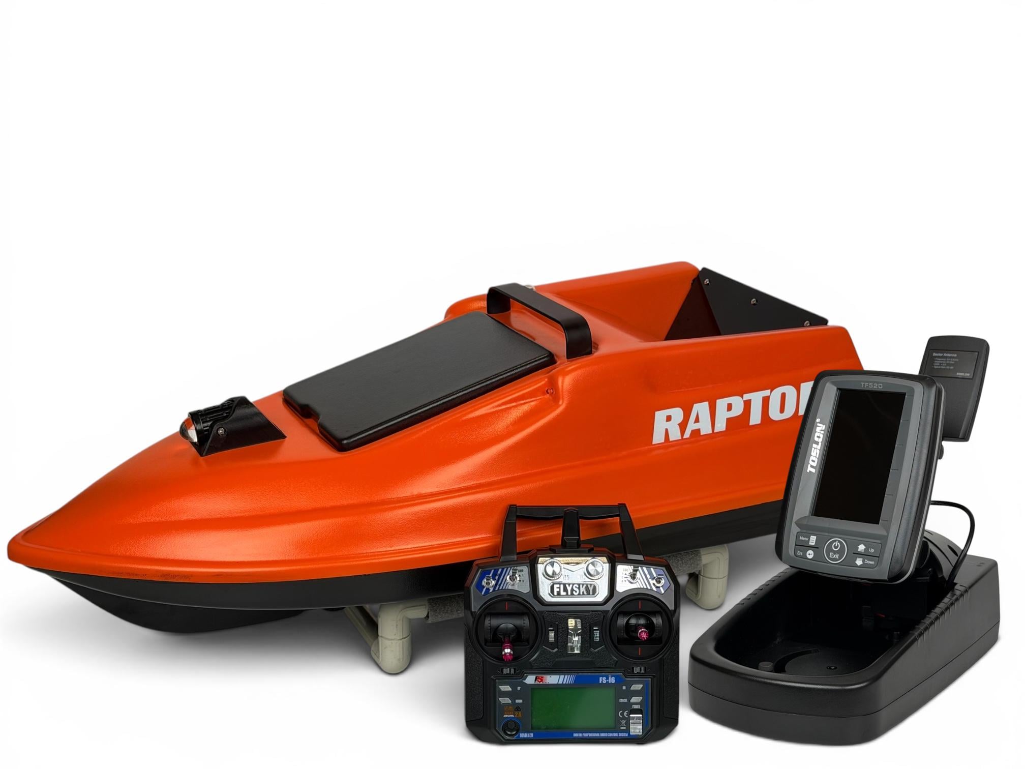 Прикормочний кораблик RAPTOR S2 GPS автопілот з ехолотом Toslon TF-520