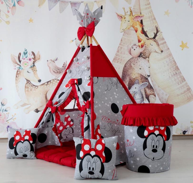 Вигвам для ребенка Бон Бон Minnie style из текстиля 115x115 см (2001836246)