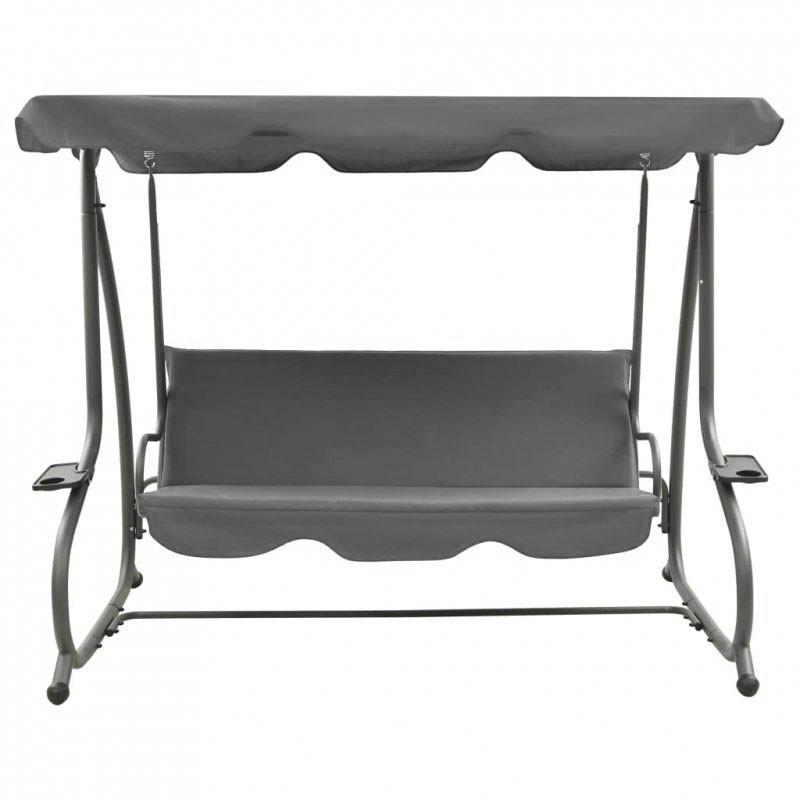 Садова гойдалка JUST GARDEN Relax Comfort Сірий (2660846425) - фото 8 Садова гойдалка JUST GARDEN Relax Comfort Сірий (2660846425) - фото 8