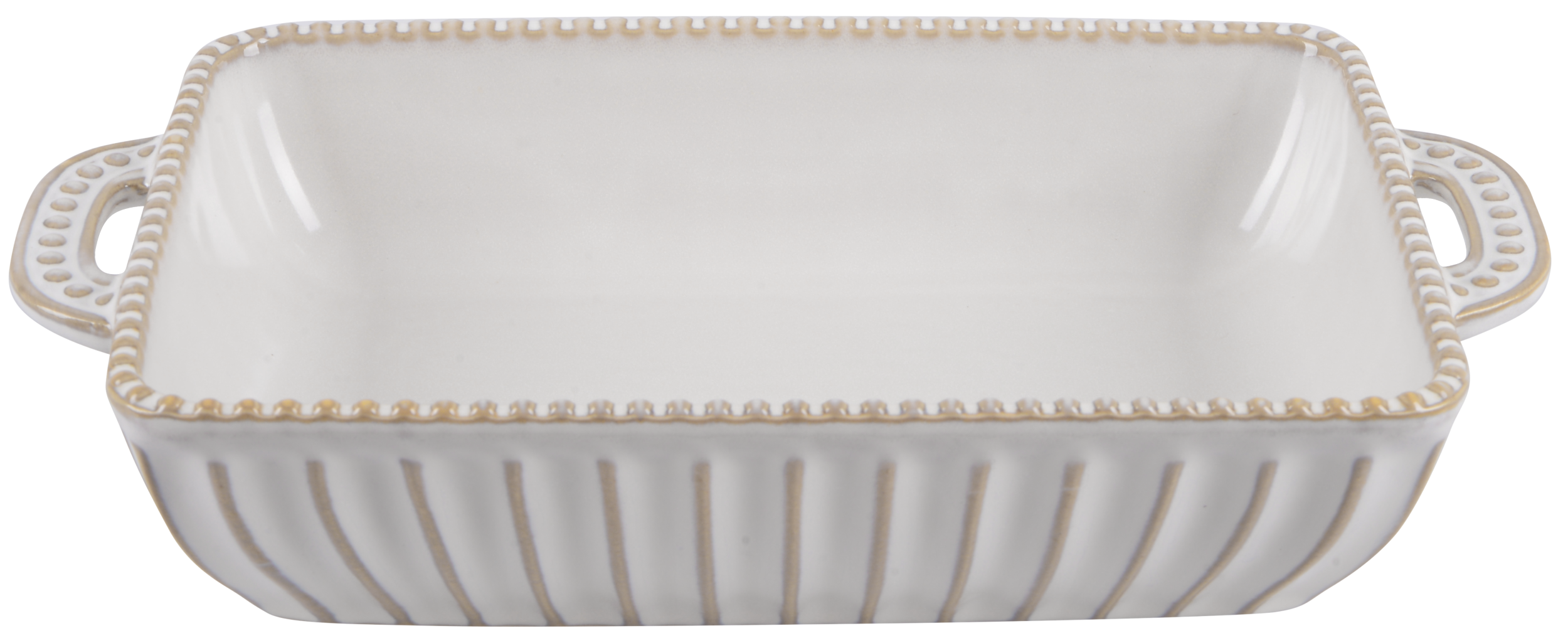 Форма для выпечки Limited Edition Allegra Biege прямоугольная керамическая 27,5x15,5x6 см (GJH009-27-2-129)