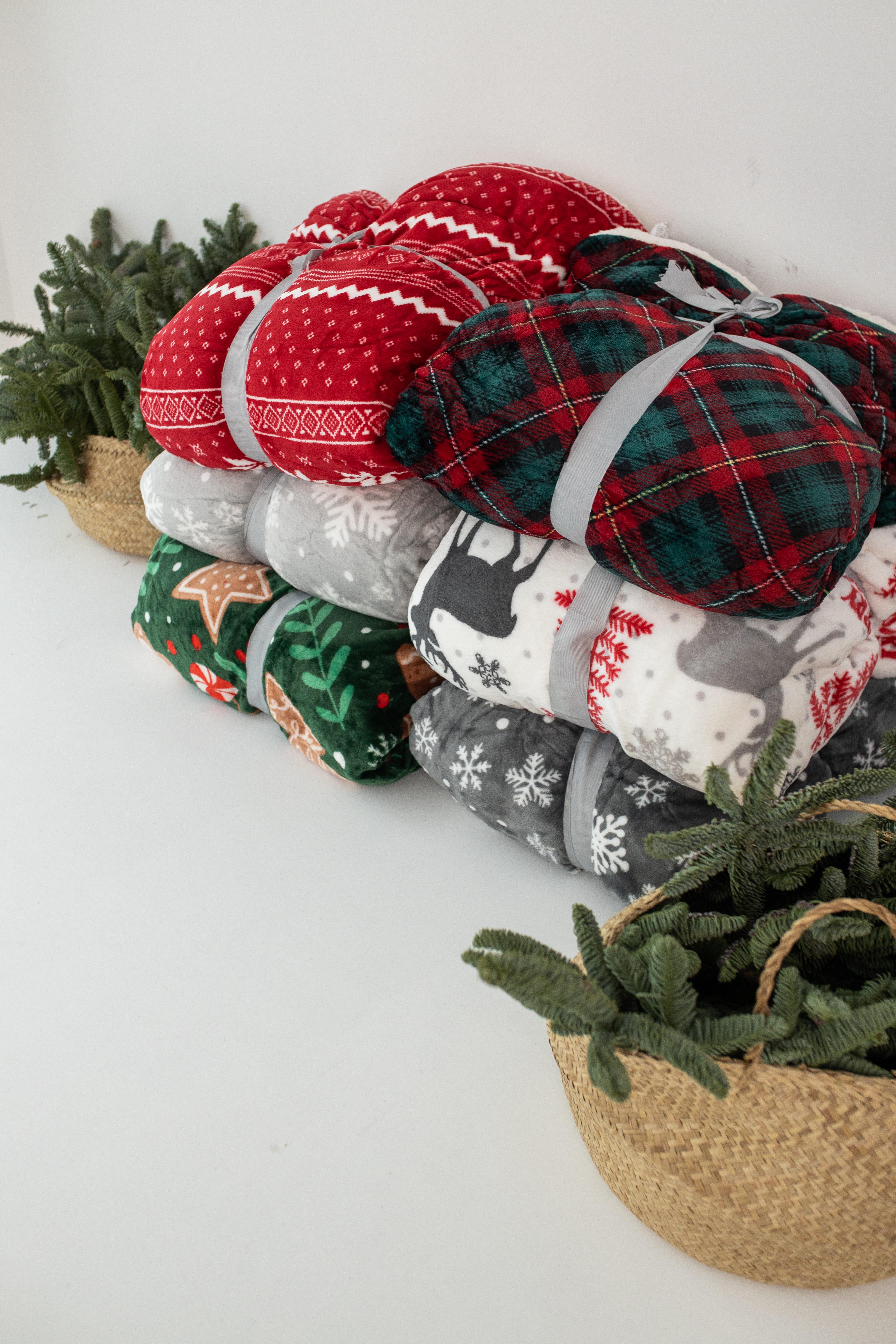 Плед-покрывало Печенье двухстороннее на эко овчине 200x230 см (14052) - фото 4 Плед-покрывало Печенье двухстороннее на эко овчине 200x230 см (14052) - фото 4