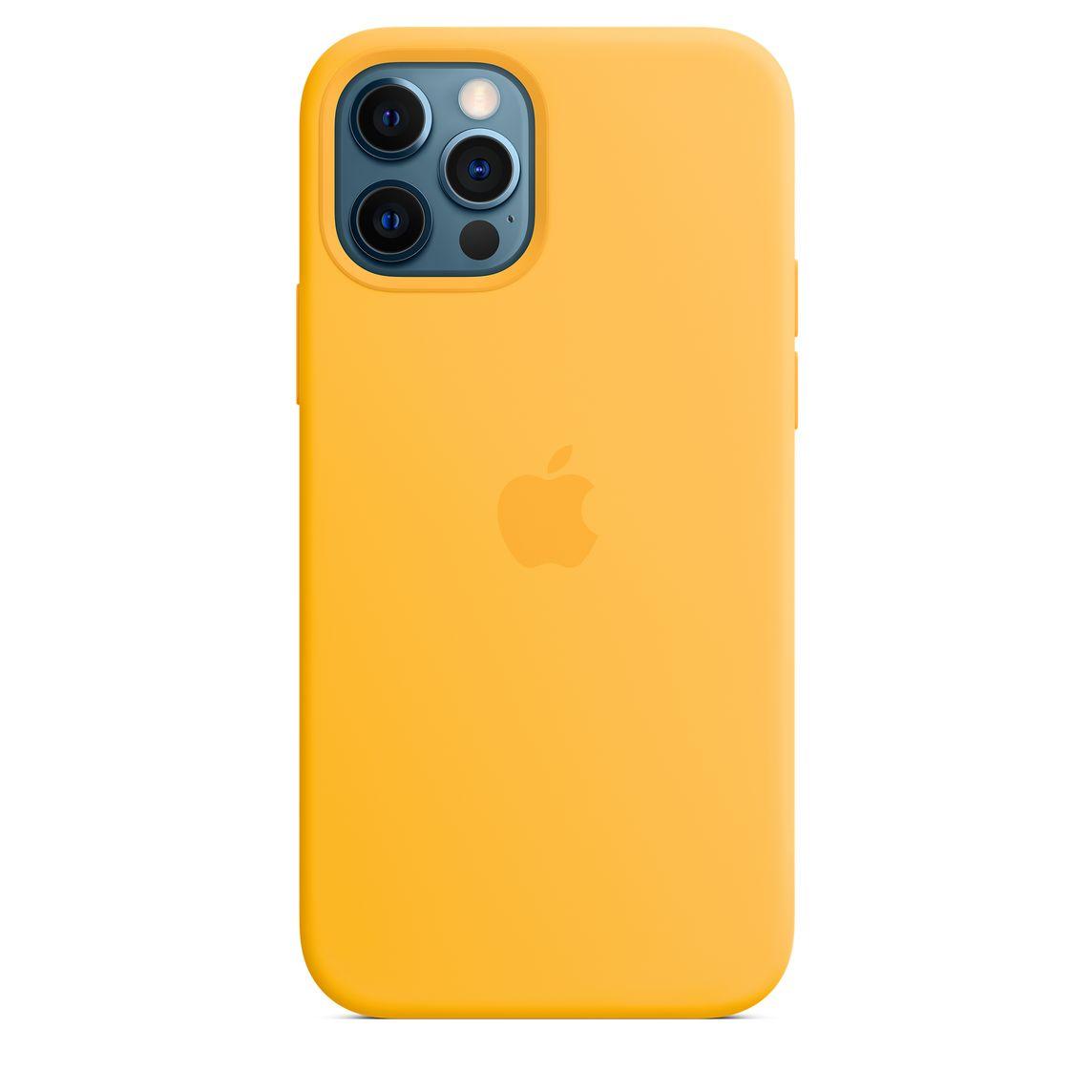 Силиконовый чехол-накладка Apple Silicone Case for iPhone 12 Pro Max, Sunflower (HC)(A) - фото 2