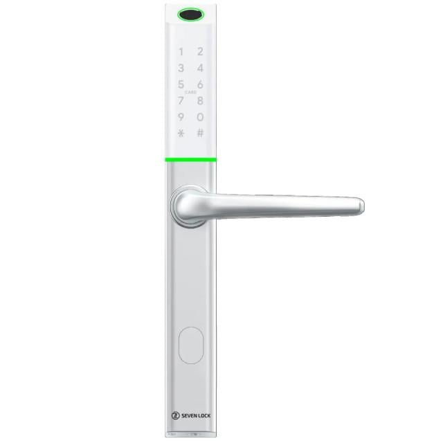 Замок розумний дверний SEVEN LOCK SL-7763BF біометричний White Замок розумний дверний SEVEN LOCK SL-7763BF біометричний White