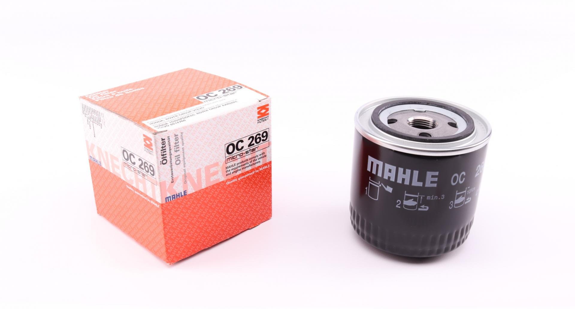 Фильтр масляный KNECHT для Honda Civic/Accord 2,0 TDi 96-02 (OC 269)