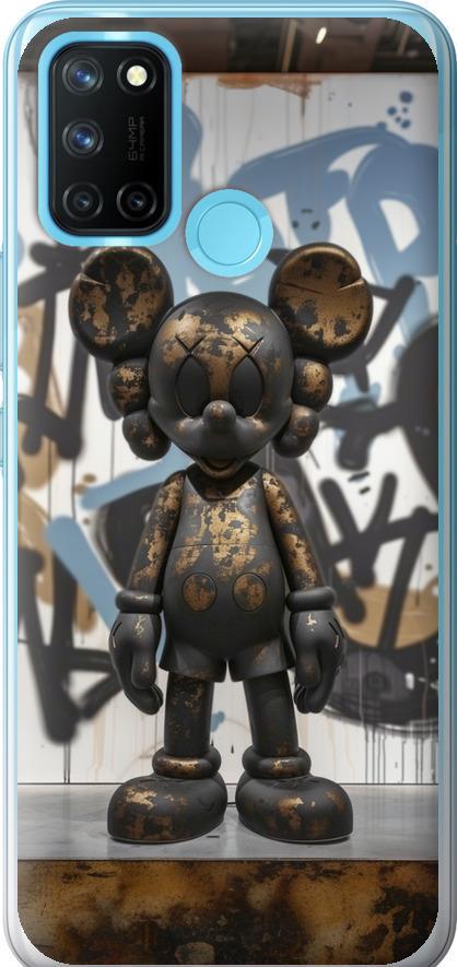 Чехол на Realme C17 Bronze kaws v2 (6098u-2121-42517)