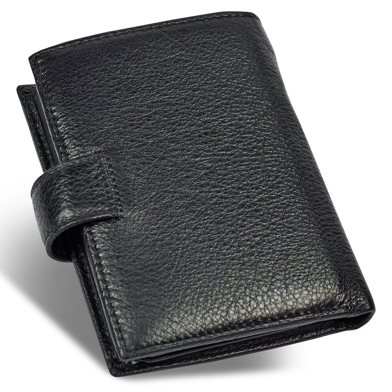 Кошелек мужской Marco Coverna вертикального типа из натуральной кожи под документы Черный (MC-5176-1) - фото 2 Кошелек мужской Marco Coverna вертикального типа из натуральной кожи под документы Черный (MC-5176-1) - фото 2