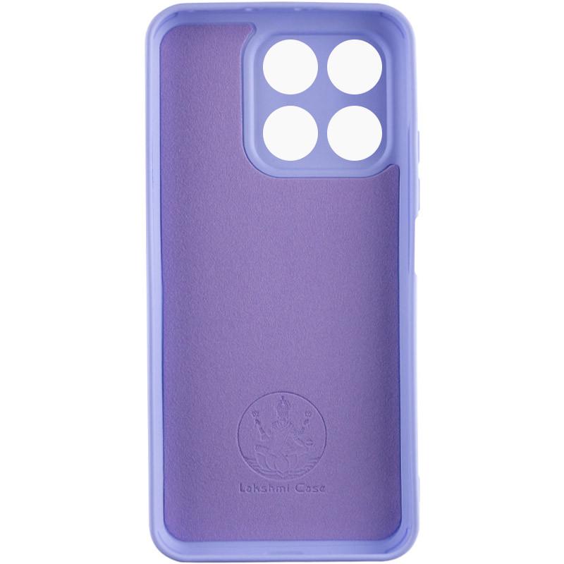 Противоударный чехол Silicone Cover Lakshmi Full Camera (A) для Huawei Honor X8a Сиреневый / Dasheen - фото 2