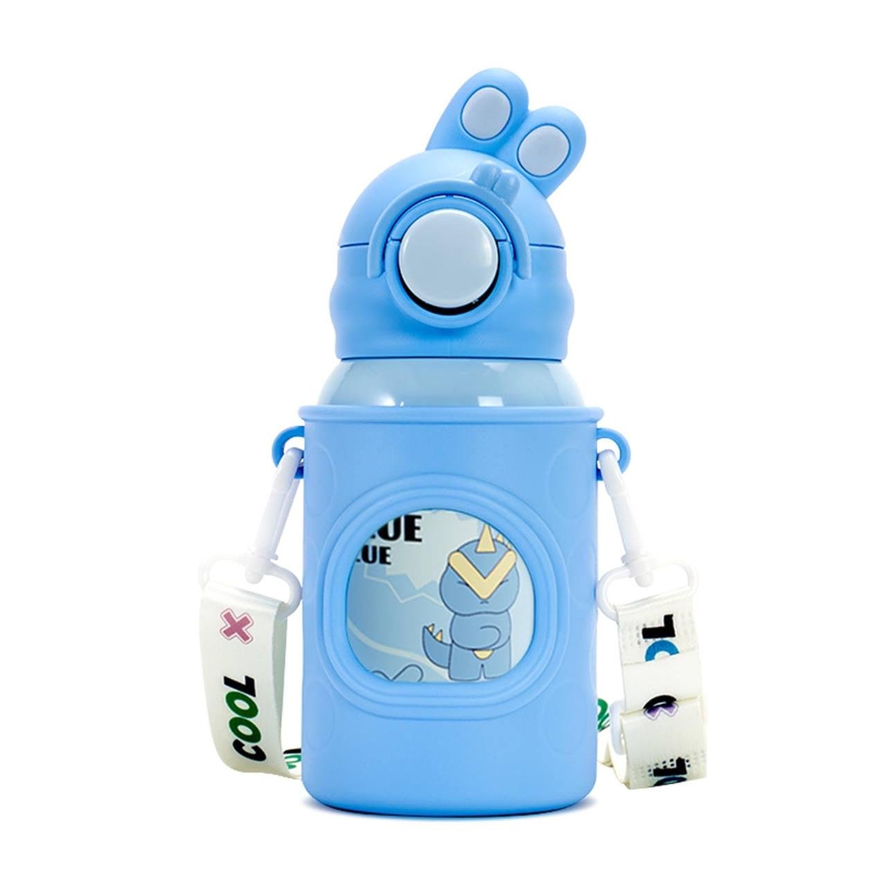 Термос детский Зайчик 500 мл Синий (cbee4c8d) - фото 1
