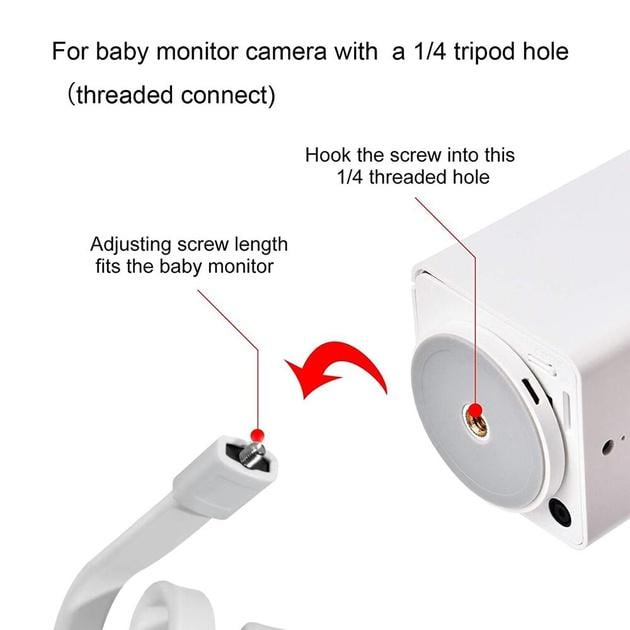 Штатив гибкий для видеокамеры/видео крутиться на 360⁰ Белый - фото 3