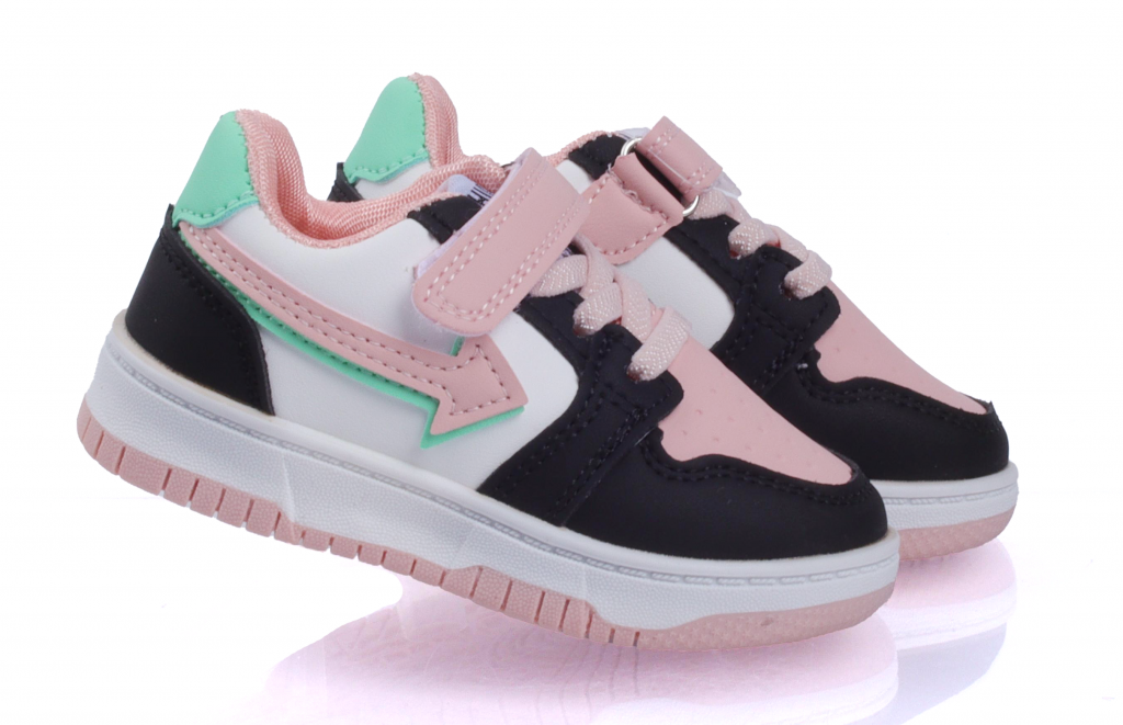 Кроссовки для девочек р. 20 Черно-розовый (11)