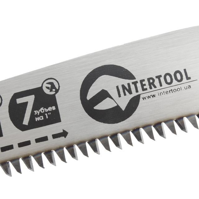 Ножовка садовая Intertool HT-3142 складная тройная заточка 7 зуб/дюйм 180 мм (117450) - фото 6