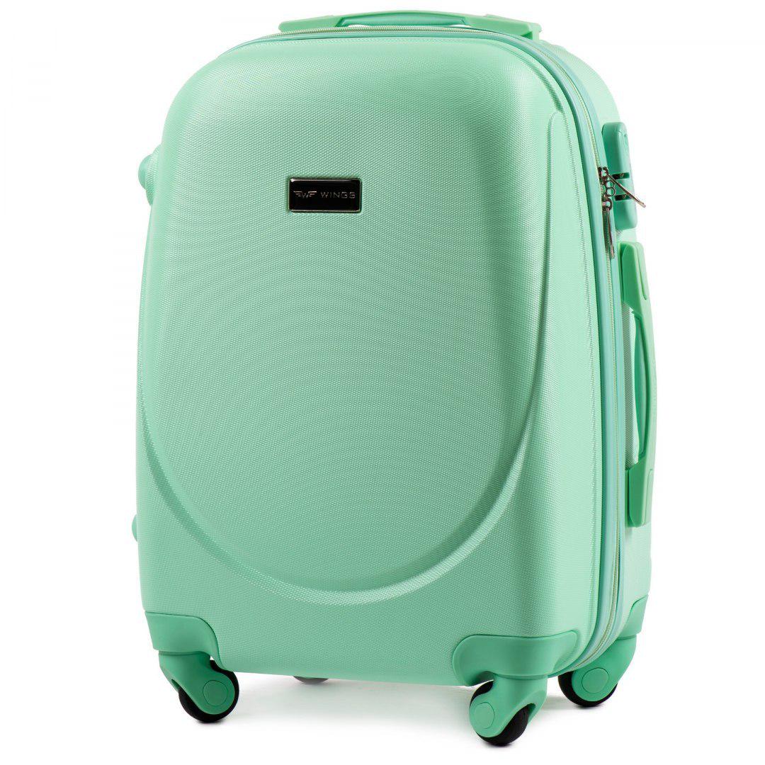 Валіза пластикова WINGS 310 S на 4 колесах М'ятний (CEKRBWI310SM4MYA) - фото 2